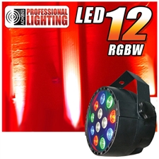Adkins Pro Lighting LED 12 RGBW Color Mixing LED Par Can