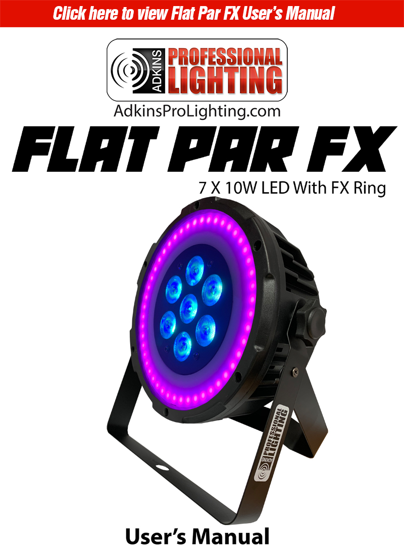 Flat Par FX Product Manual