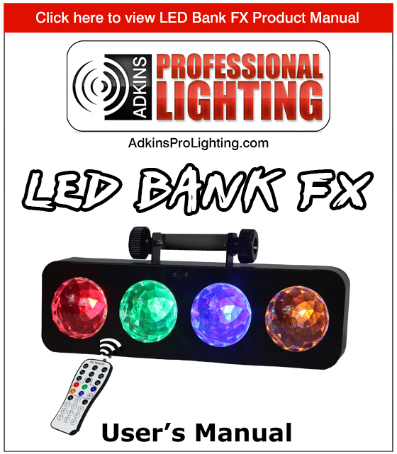 LED Bank FX Product Manual
