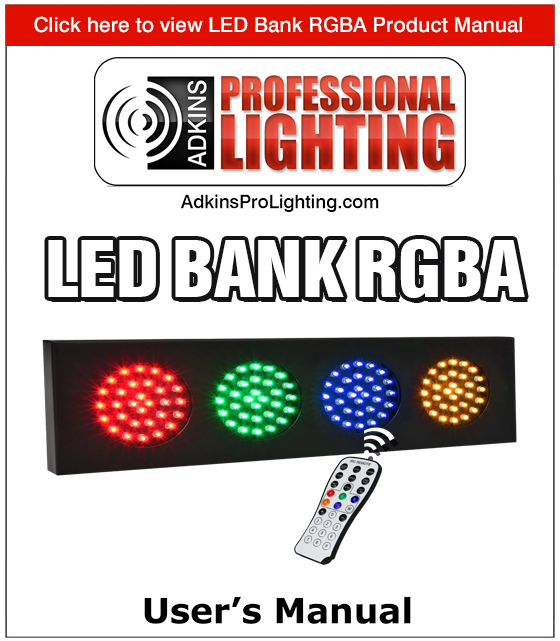 LED Bank RGBA Product Manual