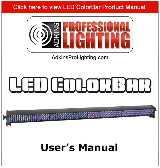 LED ColorBar Product Manual