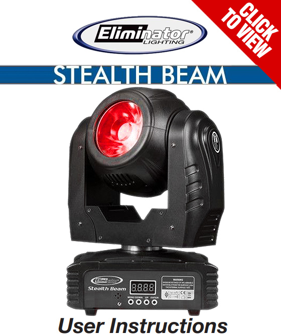 Eliminator Lighting Stealth Beam product manual