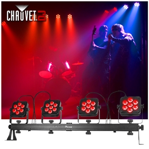 Chauvet DJ 4BAR Flex T USB Pack-N-Go Lighting System