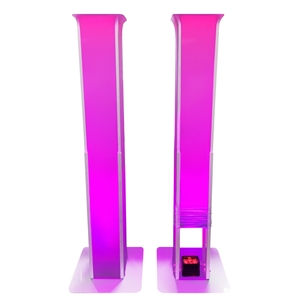 DJ Portable Glow Totems 2-Pack with Scrims and Bags – Décor Totem – Adkins Professional Lighting