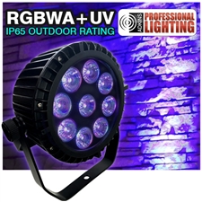Color Spot Outdoor IP65 LED Up Light 9X18Watt RGBWA+UV