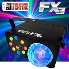 FX3 DJ Light - 3 In 1 LED Lighting Effects Fixture