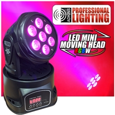 Adkins Pro Lighting LED Mini Moving Head RGBW