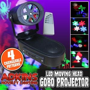 Adkins Novelty Lighting  Moving Head Gobo Projector