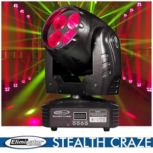Eliminator Lighting Stealth Craze LED Moving Head