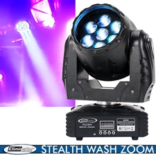 Eliminator Lighting Stealth Wash Zoom 7x12W LED Moving Head