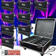 LED Tri-Beam Pak  - 8 Battery Up-Light w/Case- Adkins Professional Lighting