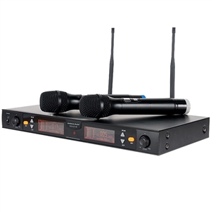 American Audio WM-219 2-channel UHF Wireless Microphone System